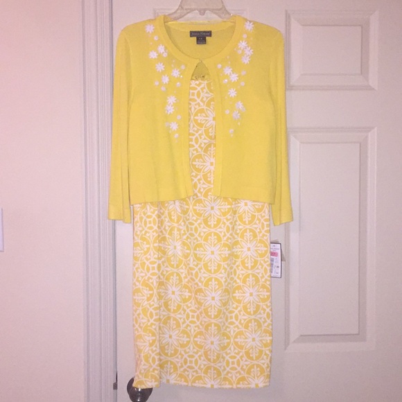 JESSICA HOWARD 2 Piece Dress and Cardigan Set - Picture 1 of 8